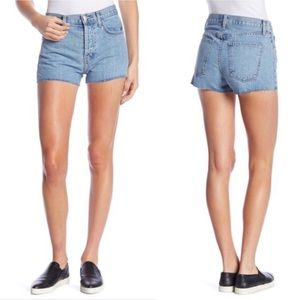 Current/Elliott Ultra High-Waist Short Cut Hem